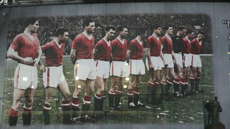 Manchester United Munich 1958 - Tribute Mural -Old Trafford