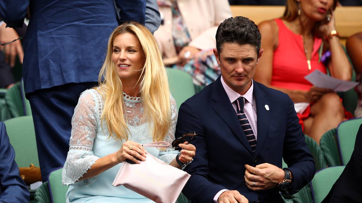 Auch jede Menge Prominenz aus der Sportwelt ist zu Gast, unter anderem Golf-Star Justin Rose mit Partnerin Kate...