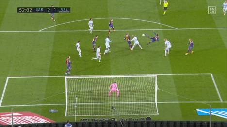 Ein junger Innenverteidiger trifft wunderschön für Barca gegen Valencia. Auch Messi knipst, doch für die Katalanen läuft es trotzdem nicht rund.