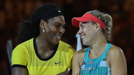 Angelique Kerber (r.) ist nun die Nummer zwei der Welt hinter Serena Williams