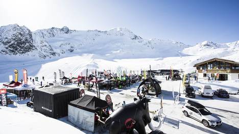 Finaler Tourstopp des THULE Freeride Testival am Kaunertaler Gletscher