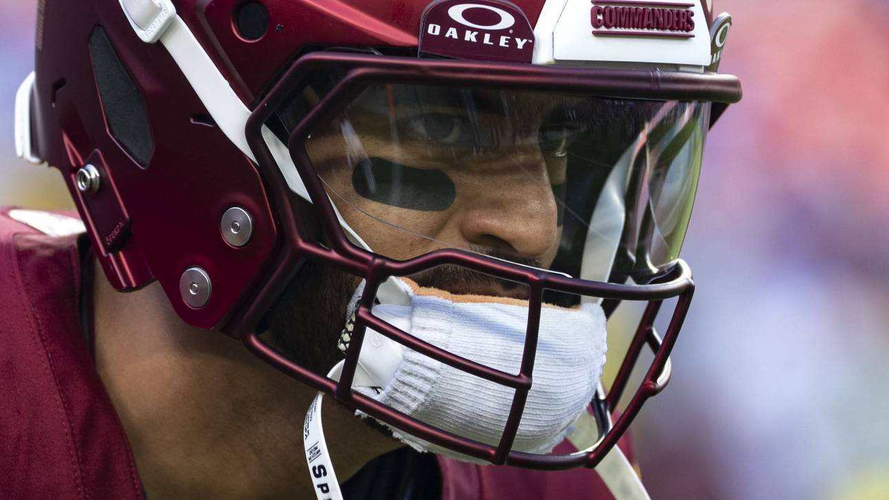 Nicht zu beneiden: Commanders-Quarterback Marcus Mariota