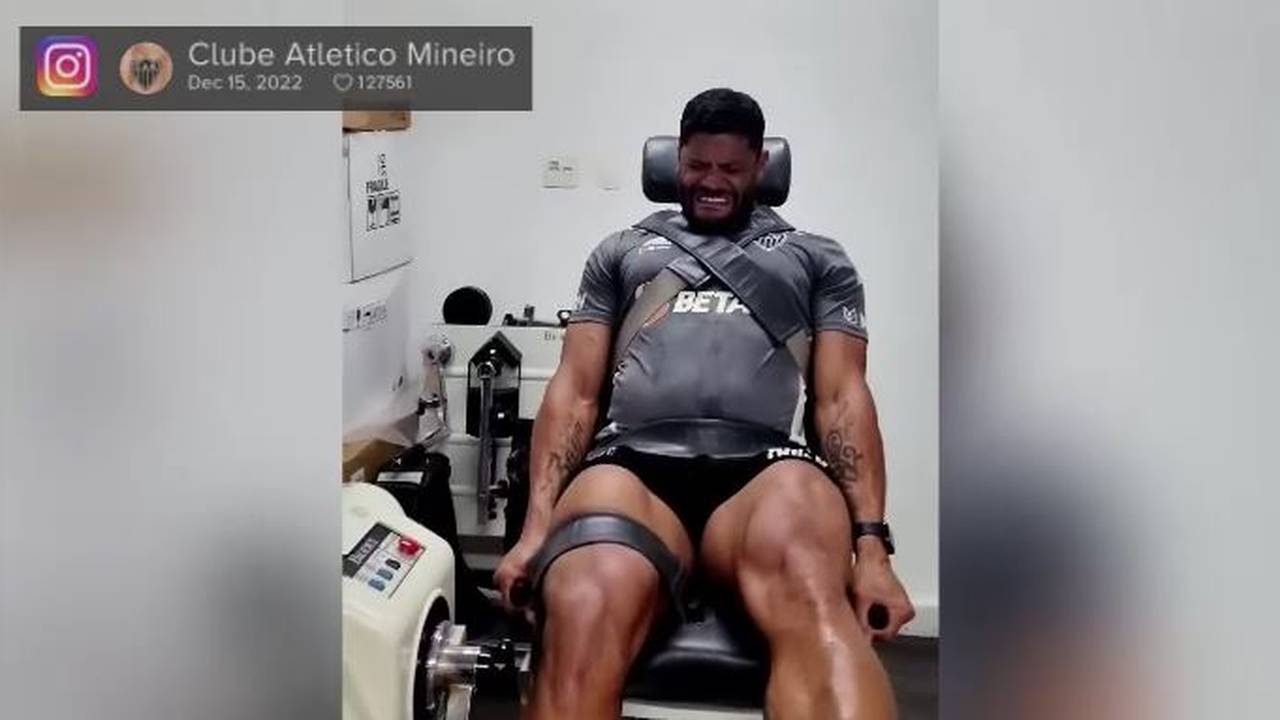 Da platzt fast das T-Shirt! Brasiliens Hulk mit irrem Bein-Training