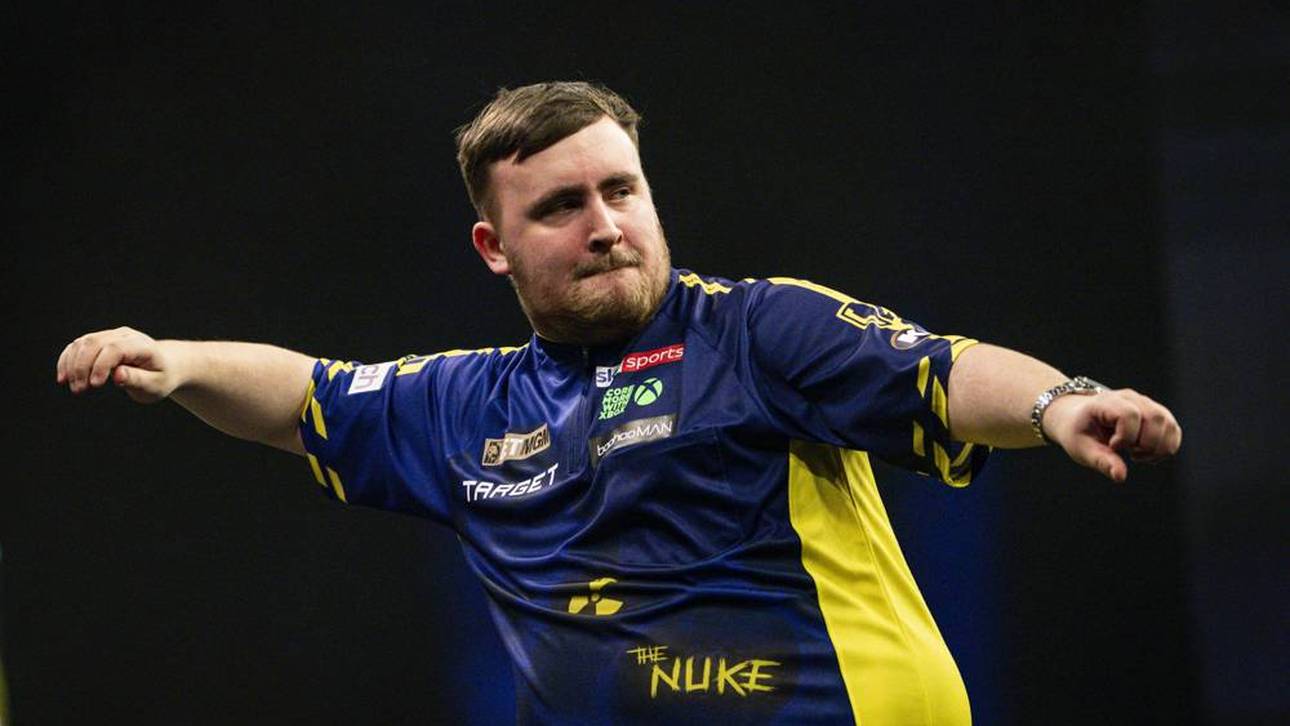 Luke Littler ist der Titelverteidiger der Premier League Darts