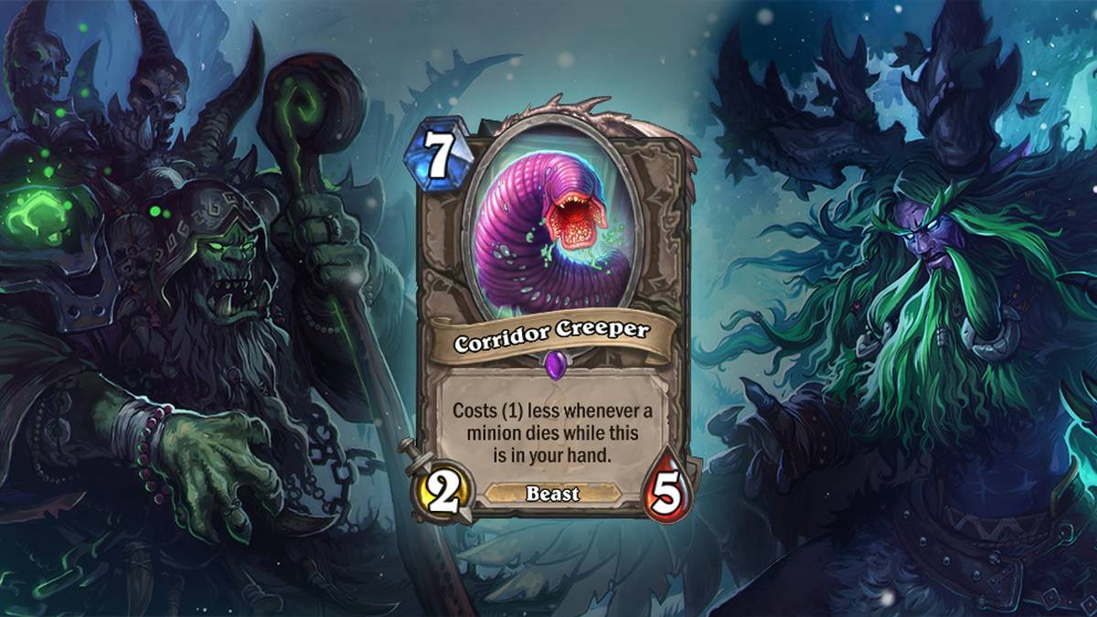 Corridor Creeper (Katakombenkriecher) - Kostet jedes Mal (1) weniger, wenn ein Diener stirbt und Ihr diese Karte auf der Hand habt. Diese Karte wird zweimal im Deck gespielt