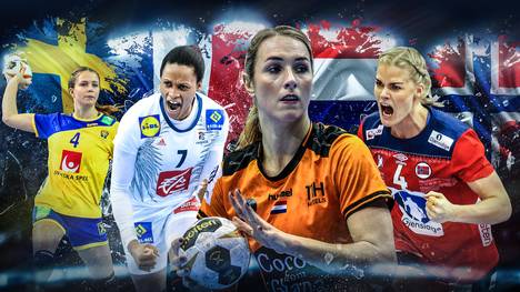 Schweden, Frankreich, die Niederlande und Norwegen kämpfen bei der Handball-WM um den Titel
