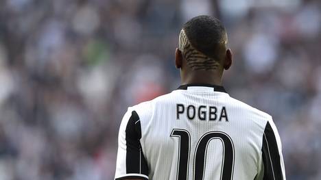 Paul Pogba trug bei Juventus bisher die Nummer 10