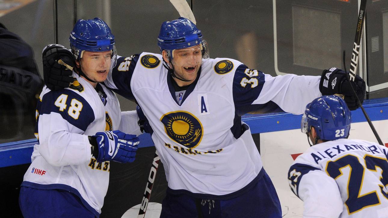 Kasachstan und Ungarn bei A-WM