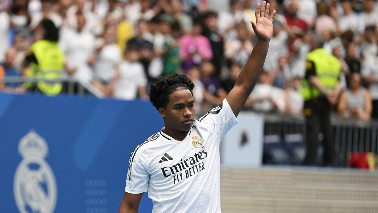 Tränen im Bernabeu: Endrick in Madrid vorgestellt