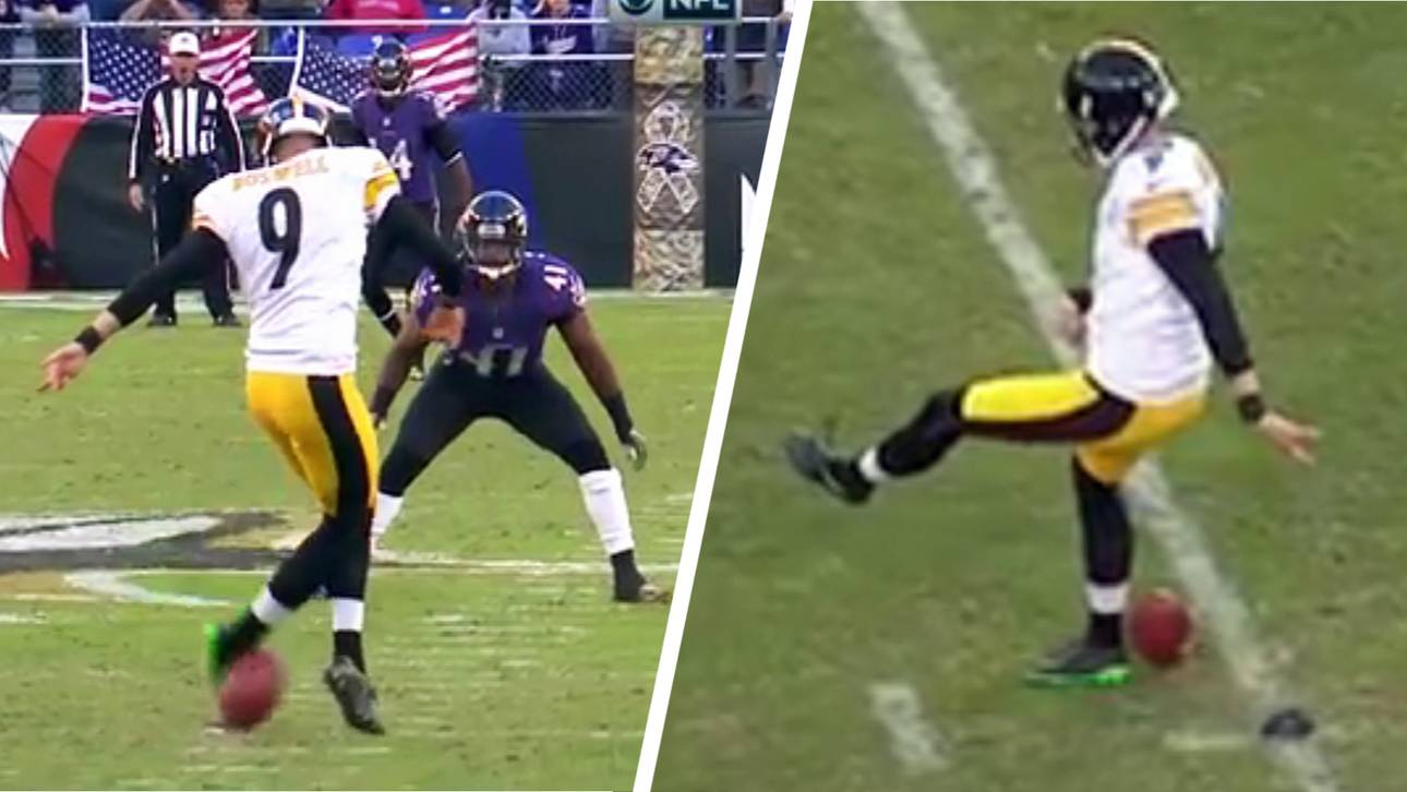 Video: NFL-Kicker mit kläglichem Trickversuch