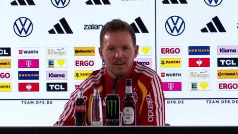 Bundestrainer Julian Nagelsmann reagiert auf die Situation von Florian Wirtz beim FC Liverpool.