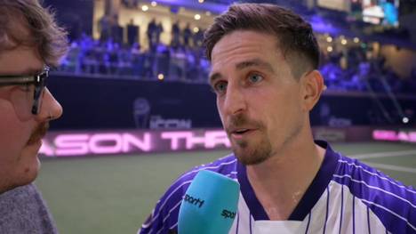 Ex-Bundesliga-Profi Bastian Oczipka spricht im Rahmen der Icon League über die aktuellen Entwicklungen bei seinen Ex-Klubs Eintracht Frankfurt und Schalke 04.
