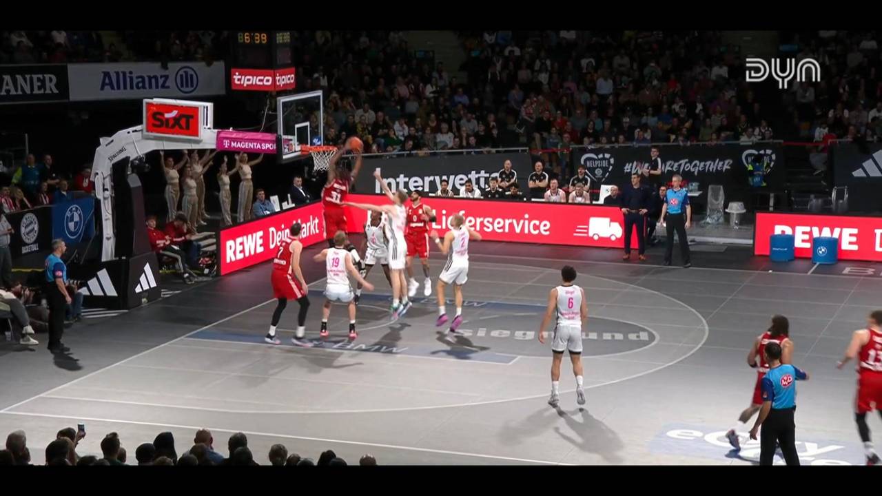 Nicht zu stoppen: Entfesselter FC Bayern überrollt Telekom Baskets Bonn