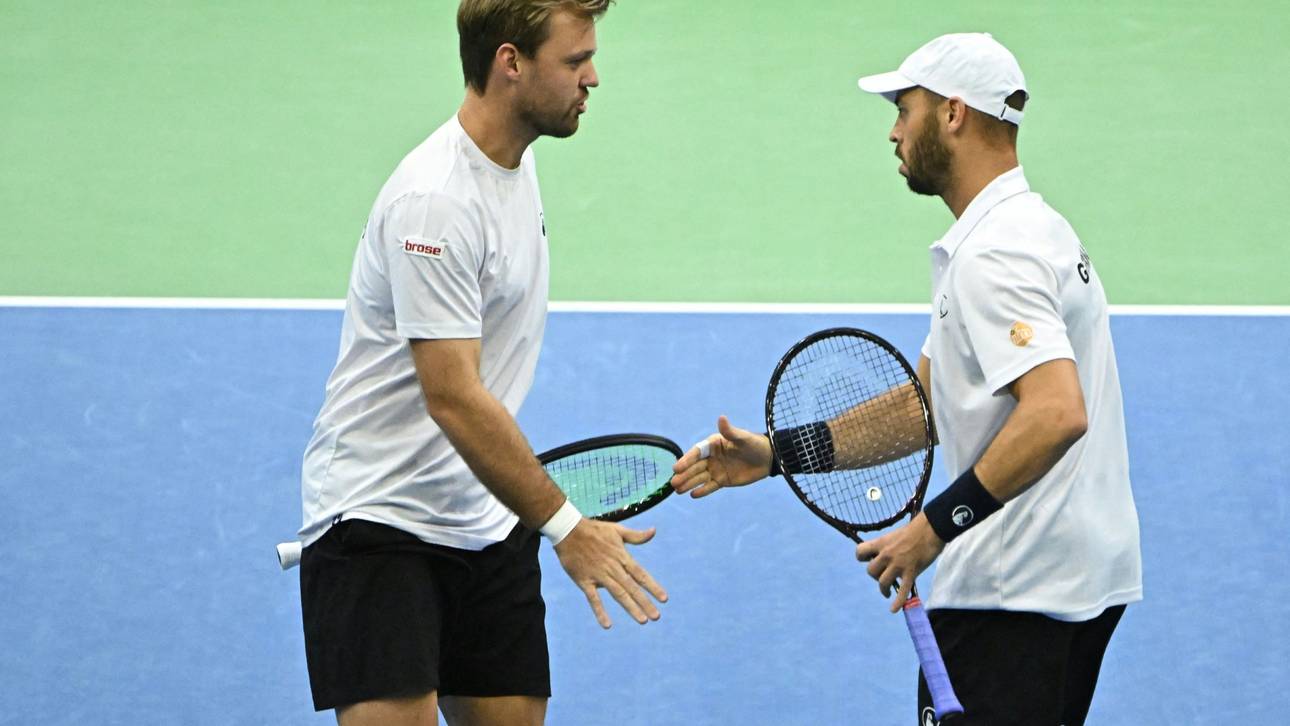 Davis Cup: Krawietz und Pütz bringen Deutschland in Führung