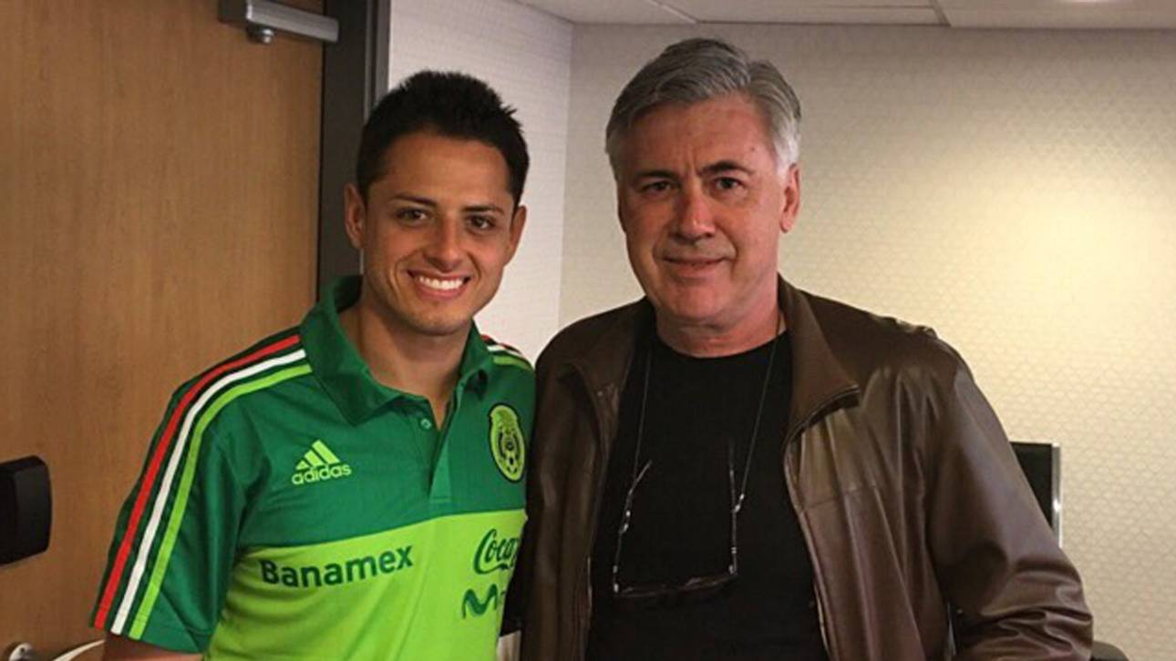 Ancelotti trifft sich mit Chicharito