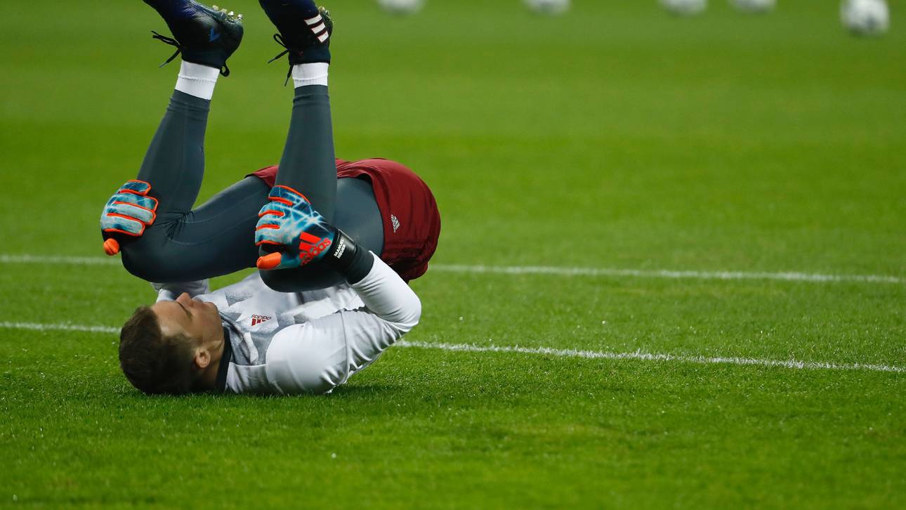 Neuer muss Training abbrechen