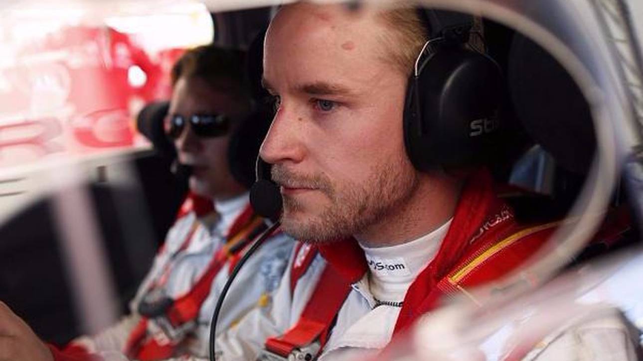 Östberg überschlägt sich im Shakedown