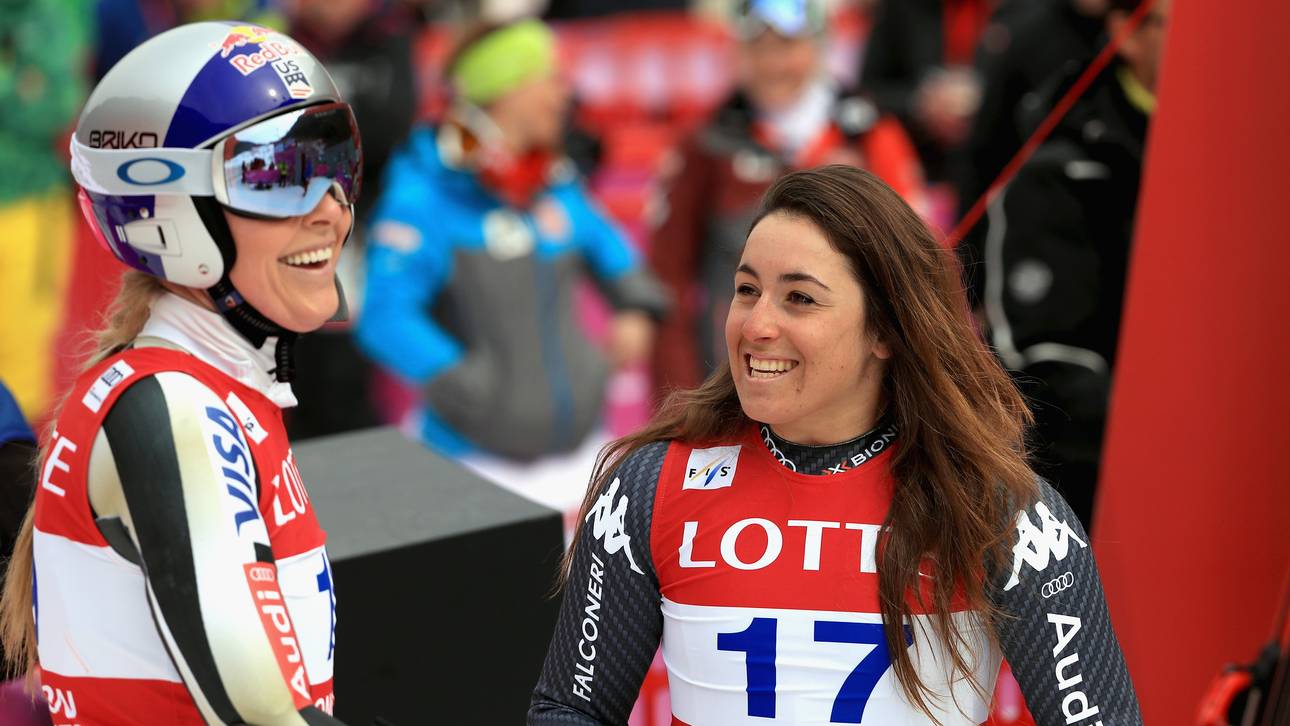 Goggia schlägt Vonn erneut knapp