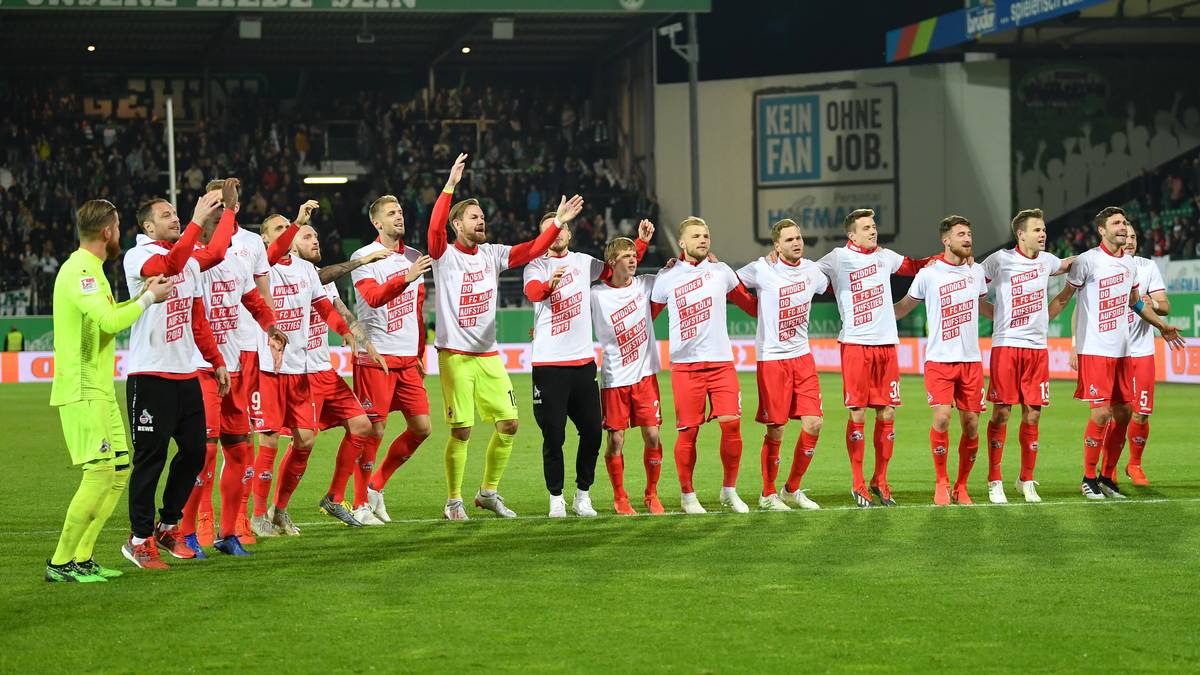 Party-Modus beim 1. FC Köln. Die Geißböcke sind zurück in der Bundesliga! 