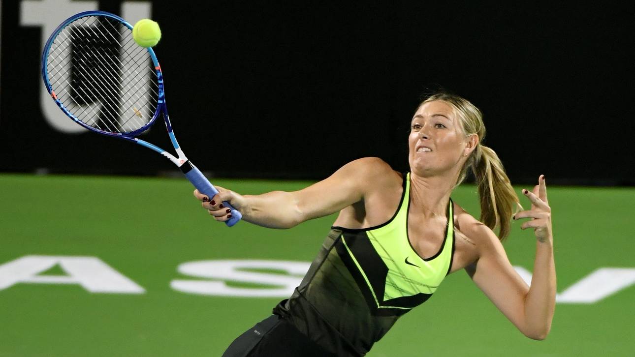 Scharapowa zurück auf dem Court