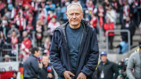 Freiburgs Trainer Christian Streich steht sein letztes Heimspiel bevor