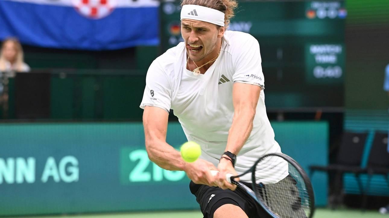 Enges Duell im Davis Cup: Zverev will „den Job erledigen“