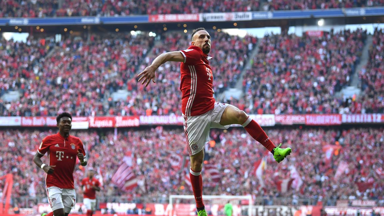 Ribery zieht mit Uli Hoeneß gleich