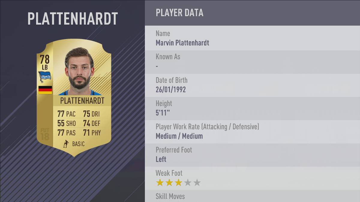 PLATZ 7: Marvin Plattenhardt (Hertha BSC Berlin)