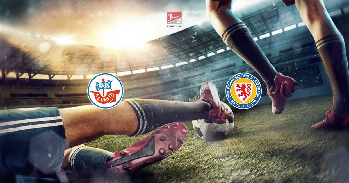 2. Liga: FC Hansa Rostock – Eintracht Braunschweig, 2:1 (0:0)