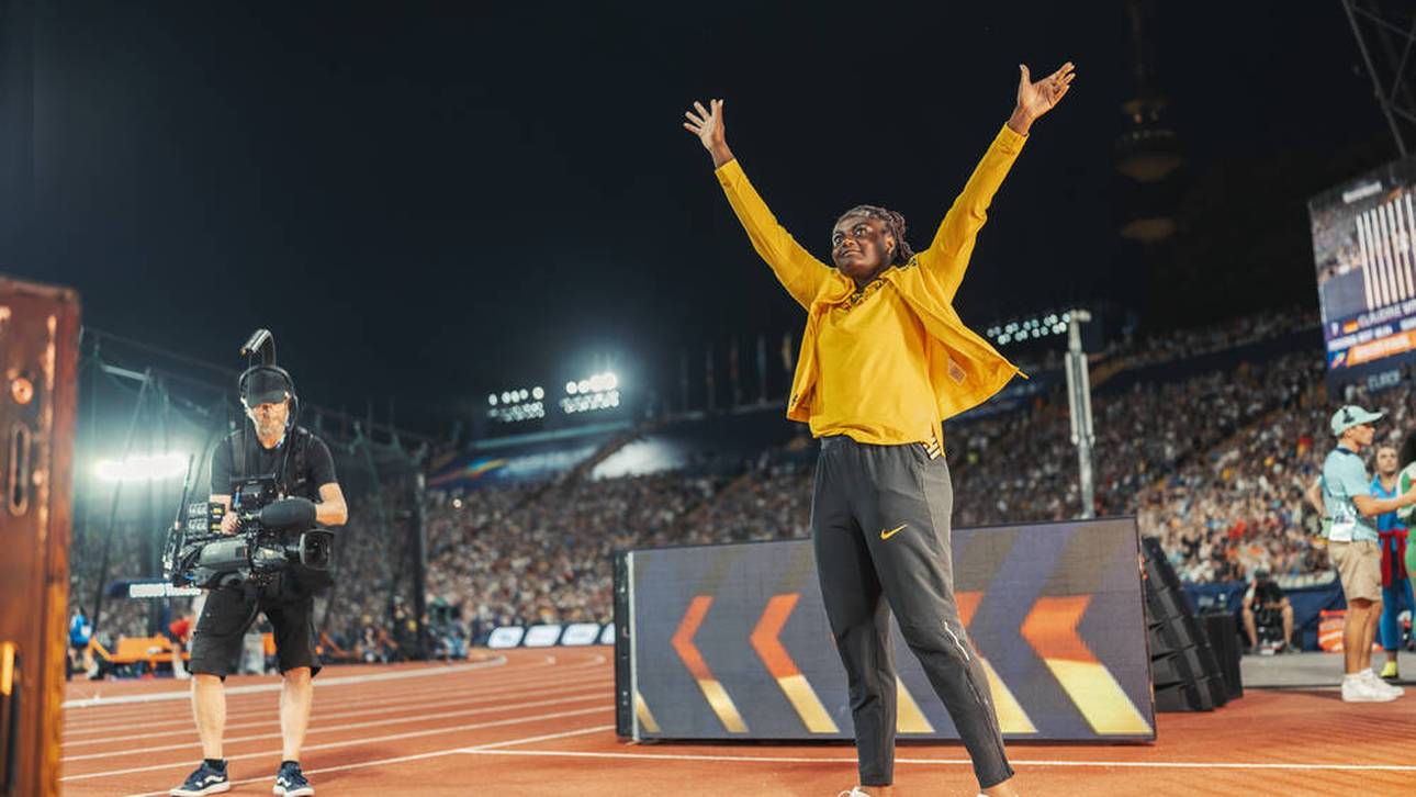 Claudine Vita wurde bei den Leichtathletik-Europameisterschaften 2022 in München Dritte