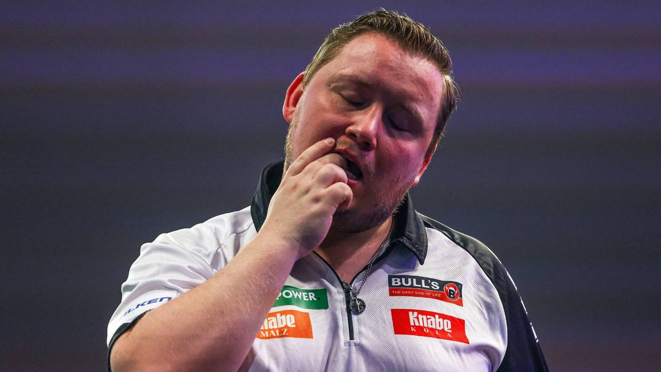 „War eine Chance“: Darts-WM geht ohne Deutsche weiter