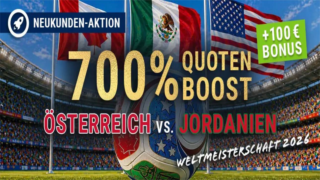 10,40 statt 1,30! Bet-at-home zündet den Quoten-Turbo für Österreichs WM-Auftakt!