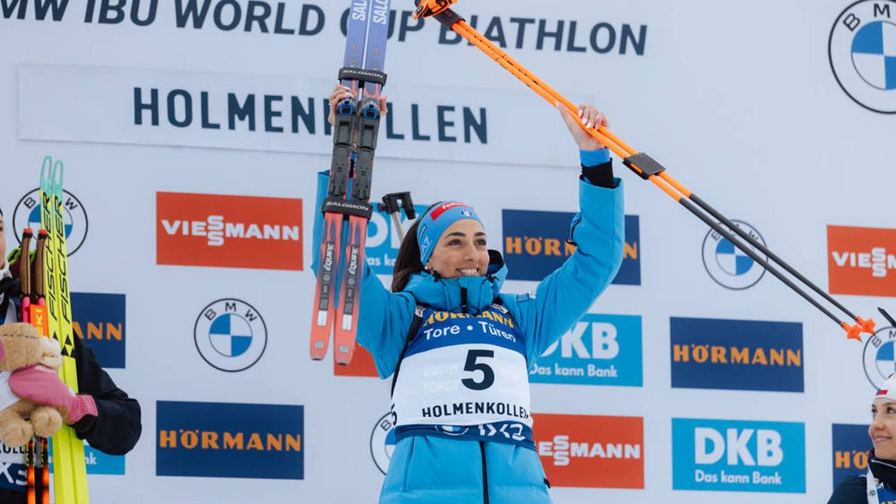Besondere Ehrung für Biathlon-Olympiasiegerin