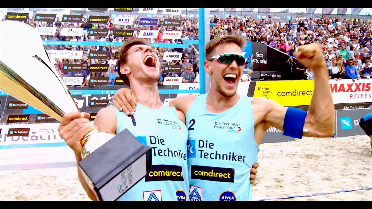 Poniewaz-Brüder wollen den deutschen Meistertitel im Beachvolleyball verteidigen