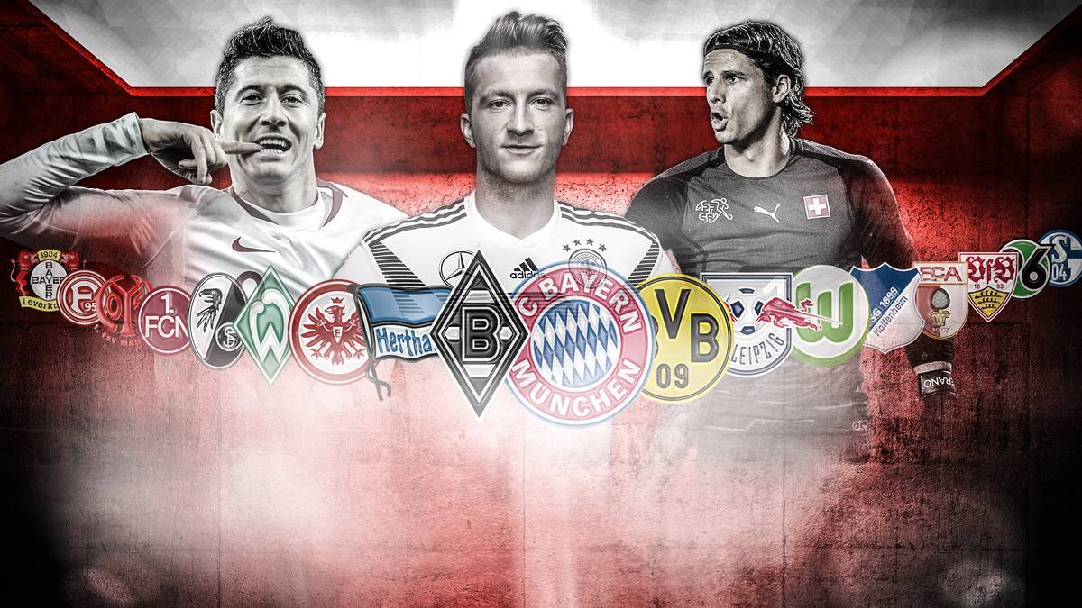 Bei der WM in Russland spielen viele bekannte Gesichter aus der Bundesliga. Der FC Bayern ist auch da führend - BVB und Gladbach trotz Flaute im DFB-Team aber ebenfalls gut vertreten. Welche Spieler sind dabei? SPORT1 gibt einen Überblick