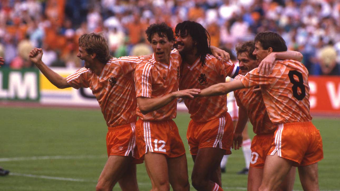 Niederländischer Torjubel im EM-Finale