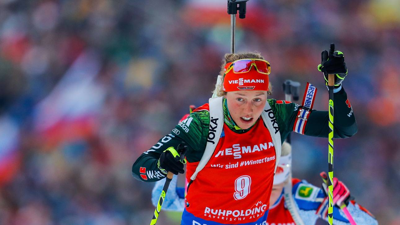 Dahlmeier im Sprint knapp besiegt