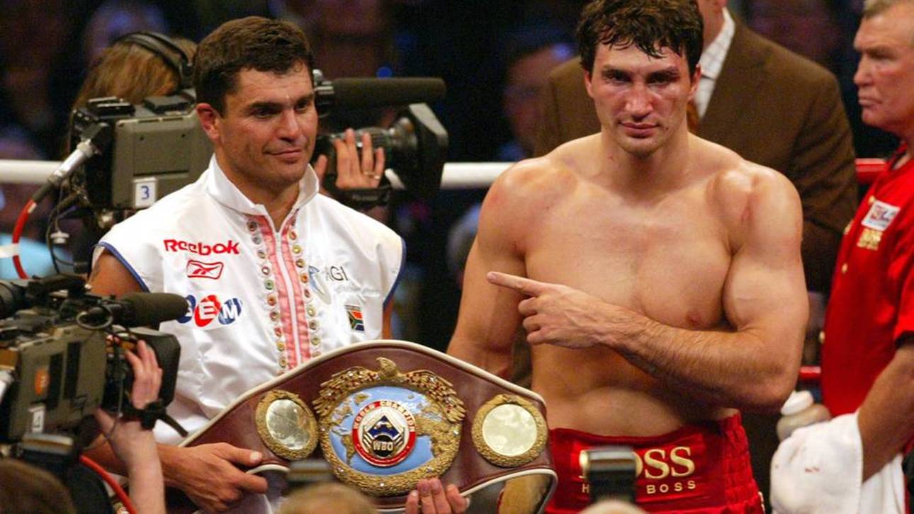 Im März 2003 bezwingt Corrie Sanders Wladimir Klitschko in Hannover