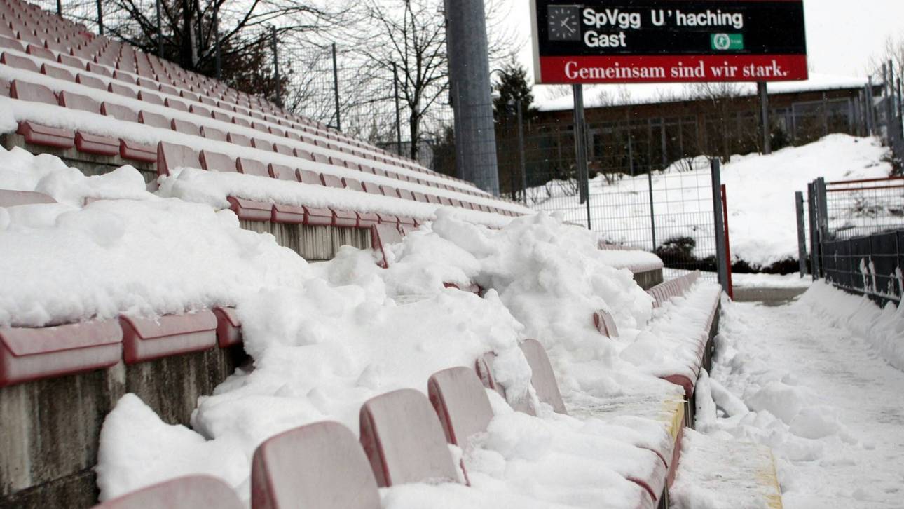 Schnee-Chaos! Drittliga-Spiel abgesagt