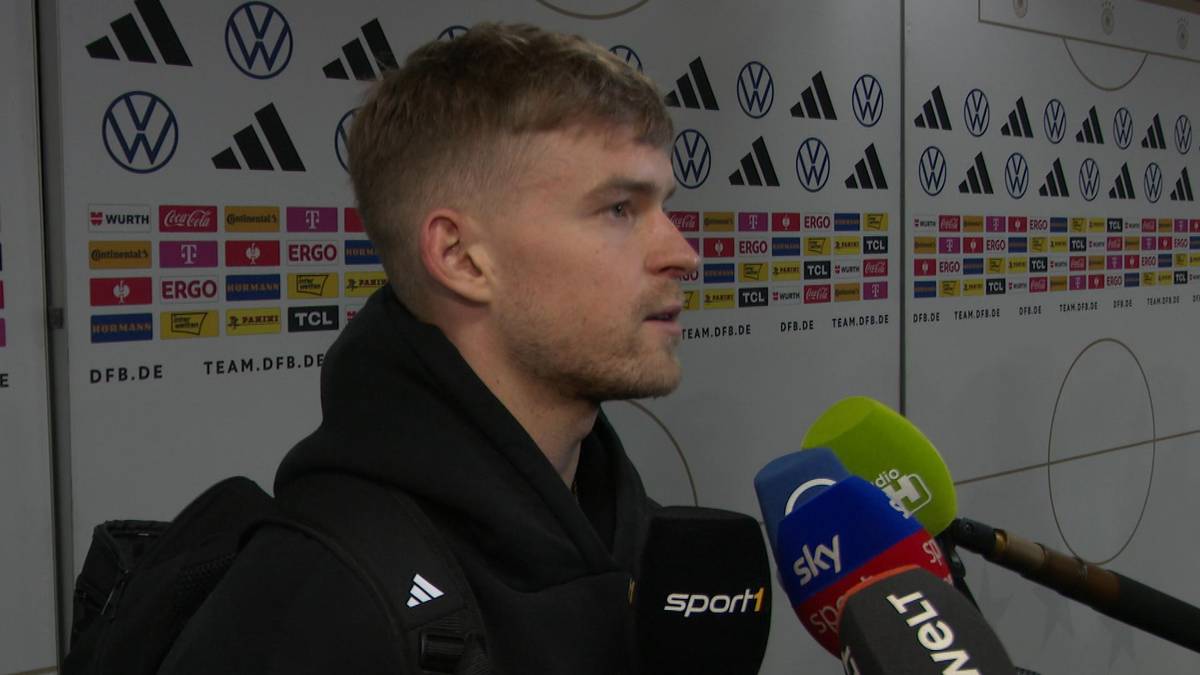 Maximilian Mittelstädt macht in seinem zweiten DFB-Auftritt sein erstes Länderspiel-Tor - ein schönes Gefühl verrät der VfB-Spieler. 