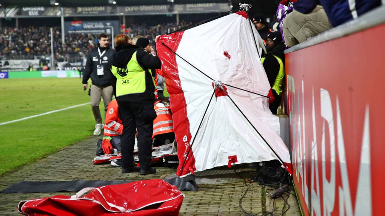 Notarzt-Einsatz beim Spiel Elversberg gegen Schalke