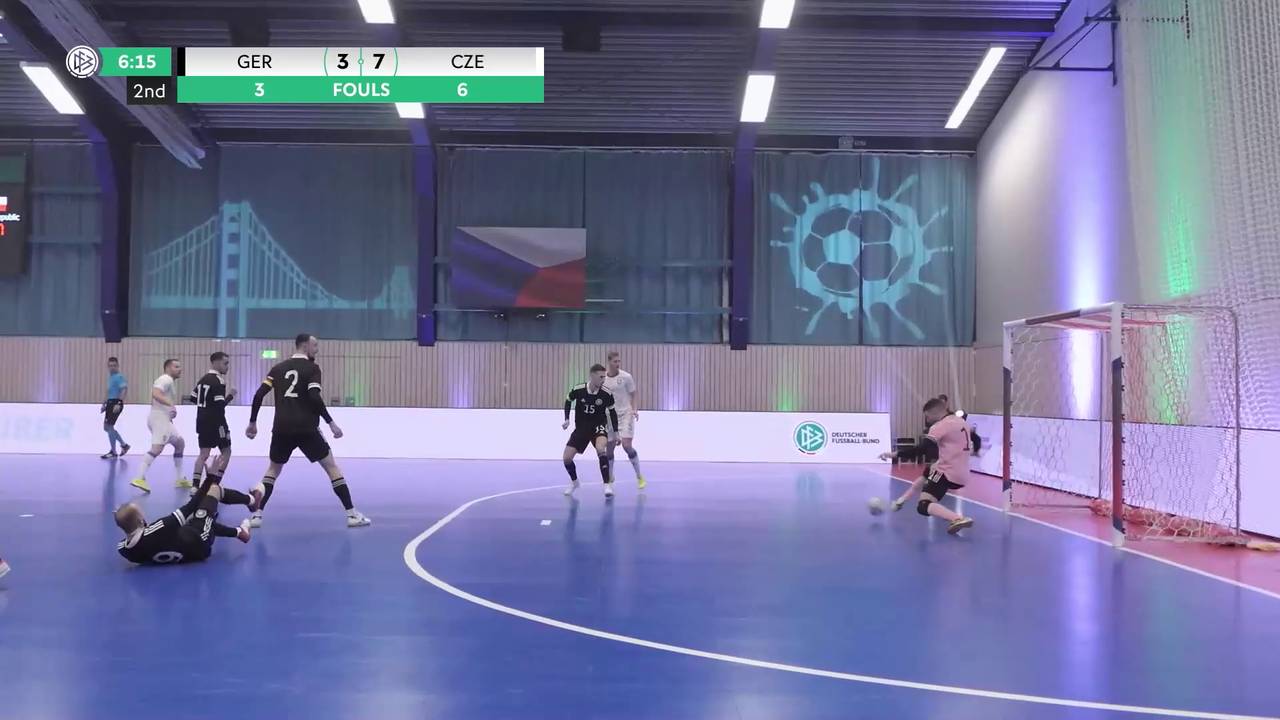 Futsal Länderspiel Deutschland gegen Tschechien (4:7)