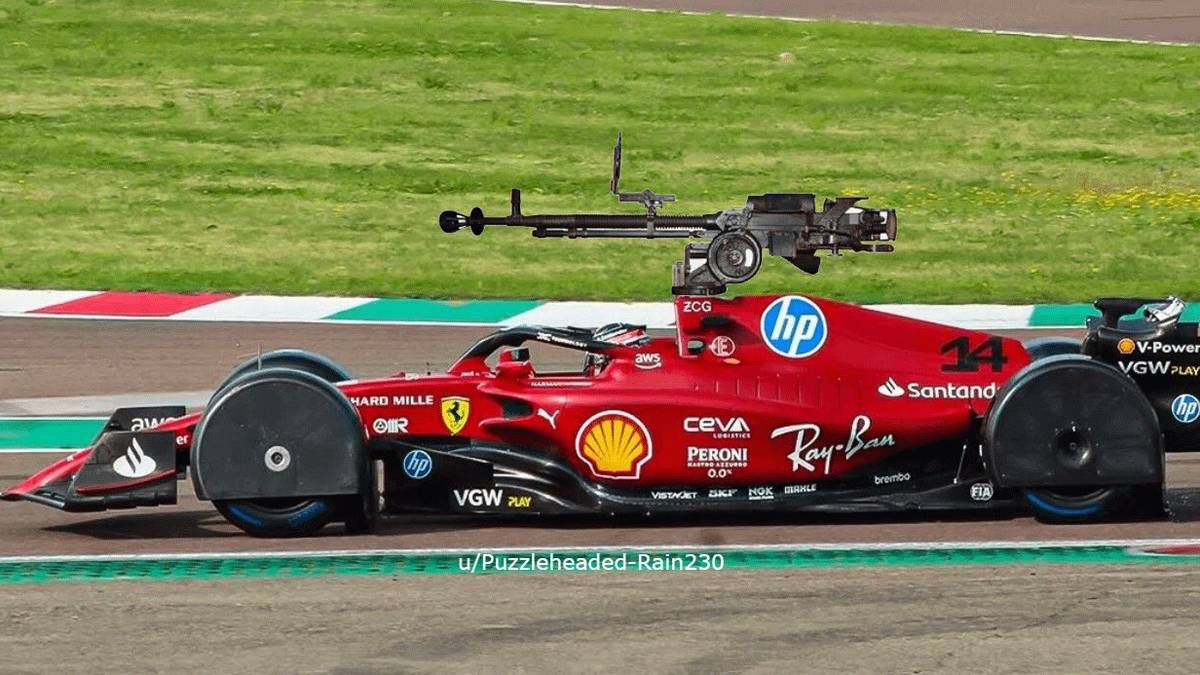 Spektakuläre Bilder bei Ferrari-Tests