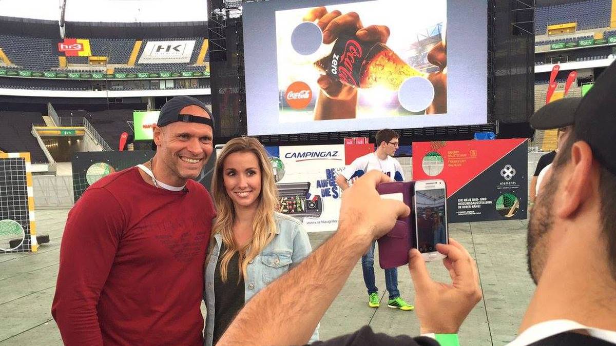 Thorsten Legat am Tag des Fussballs.