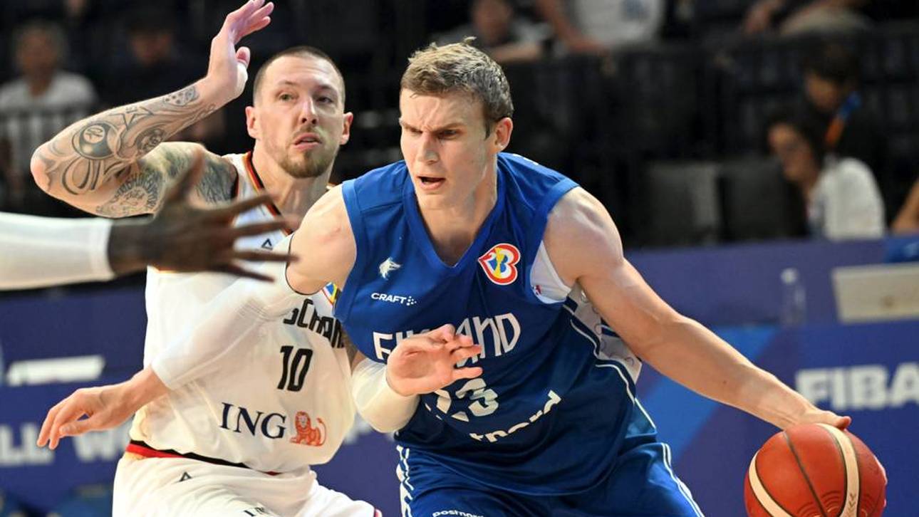 Lauri Markkanen (r.) wurde von der deutschen Defensive weitgehend abgemeldet