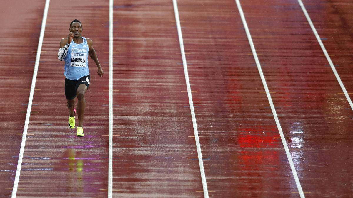 Isaac Makwala aus Uganda bei der Leichtathletik-WM