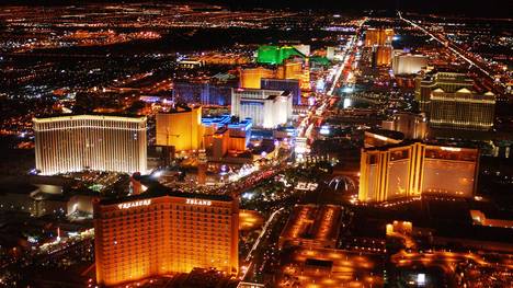 Las Vegas Boulevard Aerial Views