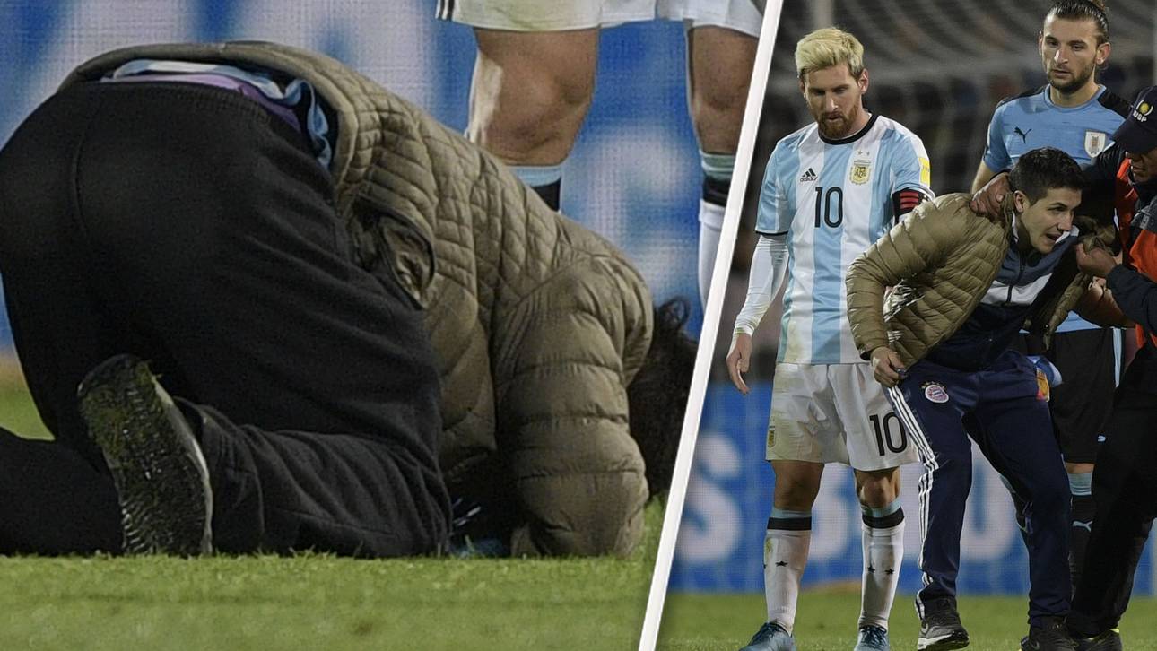 Bayern-Flitzer kniet vor Messi