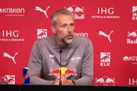 Willi Orban sah am 1. Spieltag im Spiel gegen den VfL Bochum wegen einer Notbremse die rote Karte – RB Leipzig legte gegen die zwei Spiele Sperre gegen den Ungarn Protest ein. Trainer Marco Rose erklärt auf der Pressekonferenz vor dem Spiel gegen den 1. FC Union Berlin warum.