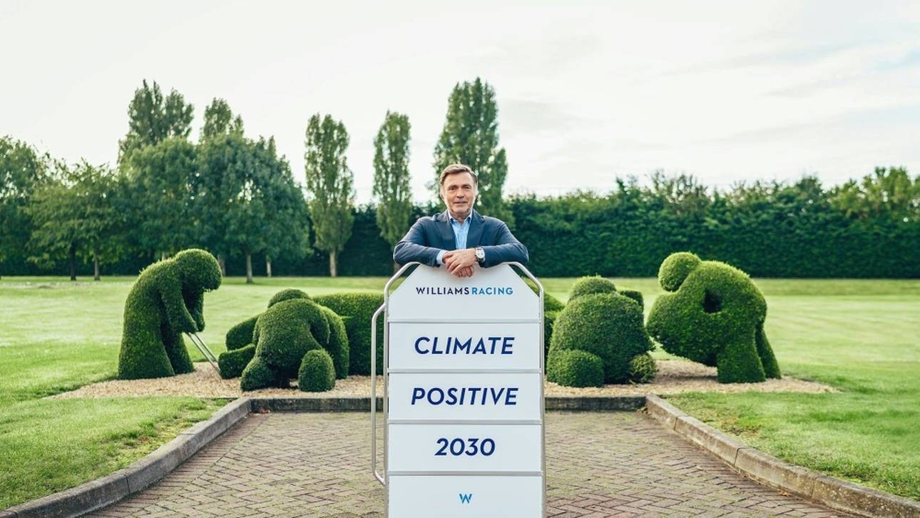 Williams will bis 2030 klimapositiv werden